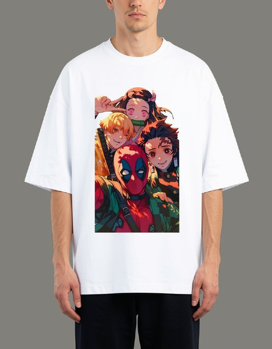 Oversized Tee X Demon Slayer