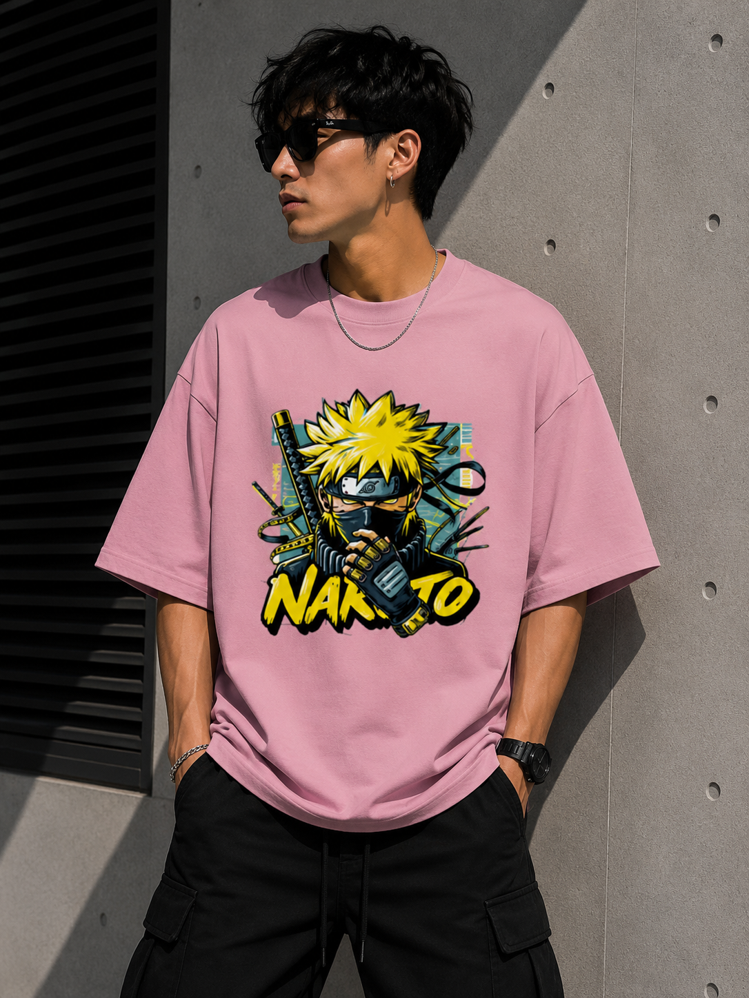 Oversized Tee X Naruto
