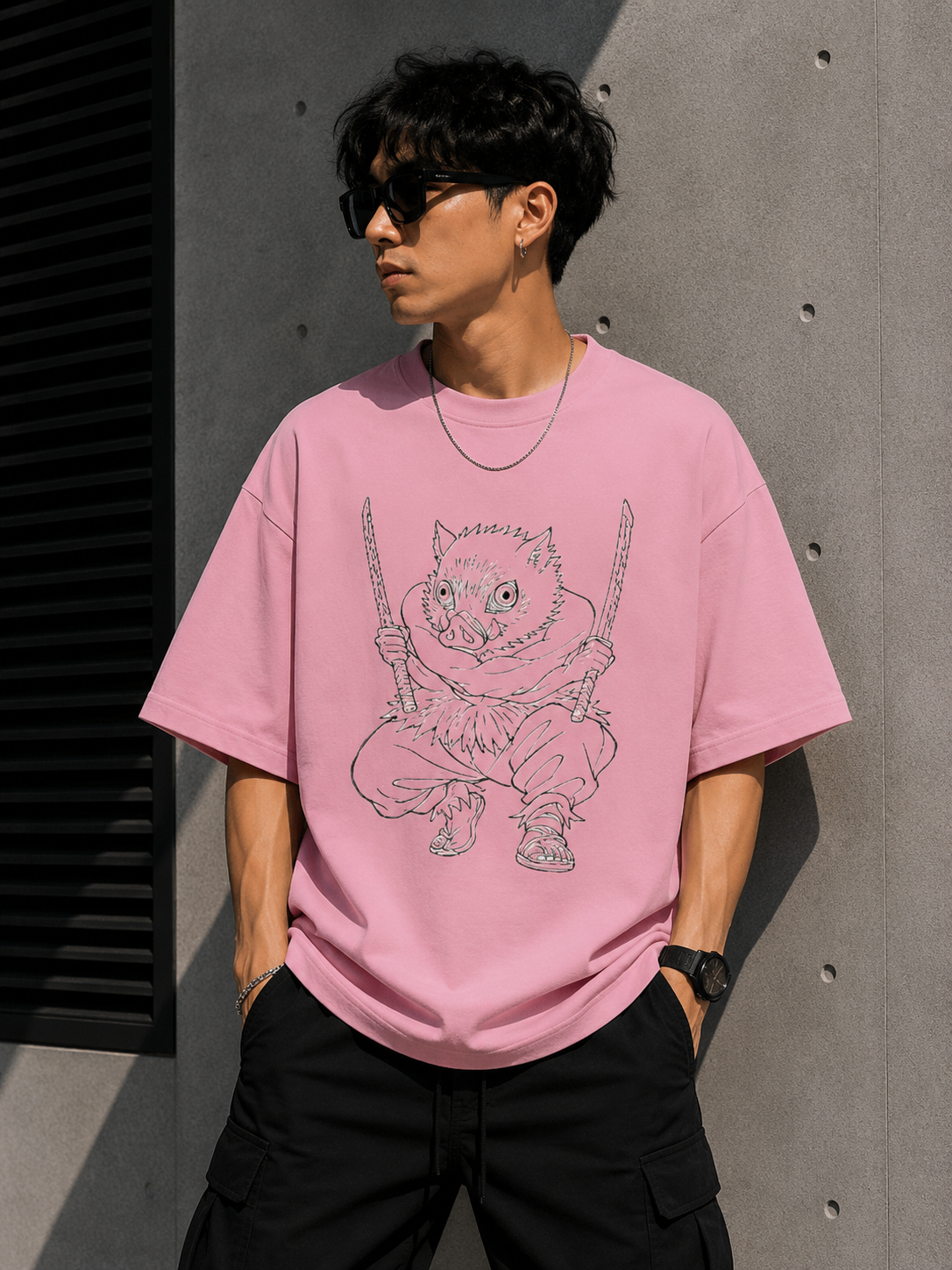 Oversized Tee X Demon Slayer