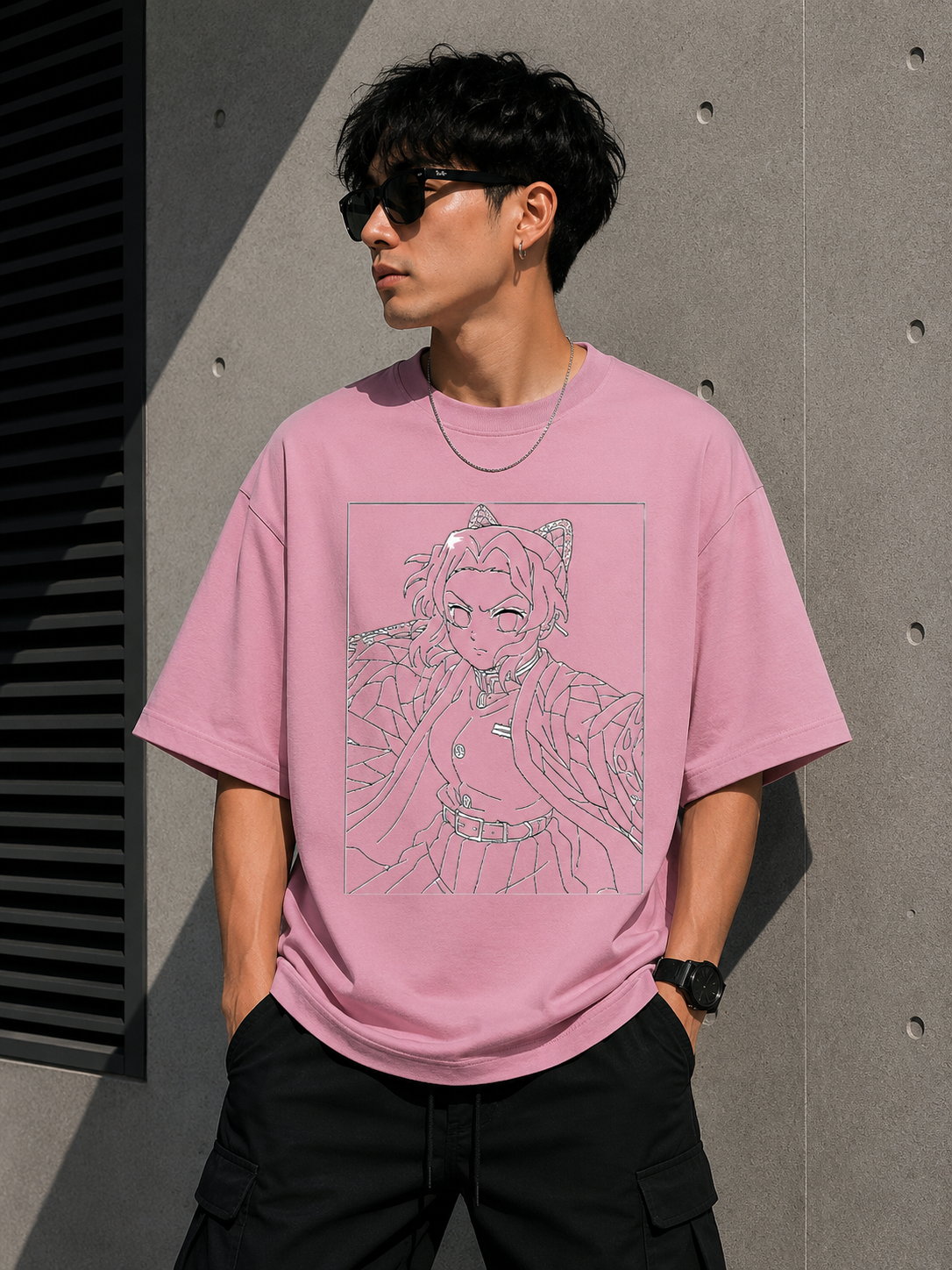 Oversized Tee X Demon Slayer