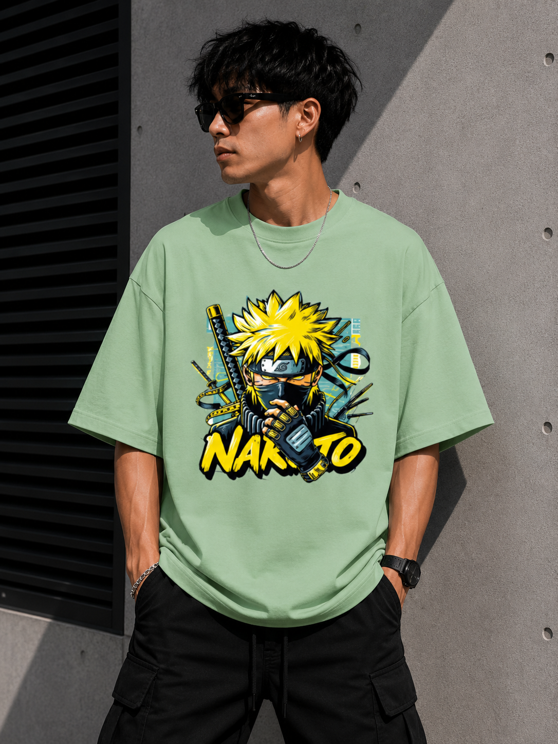 Oversized Tee X Naruto