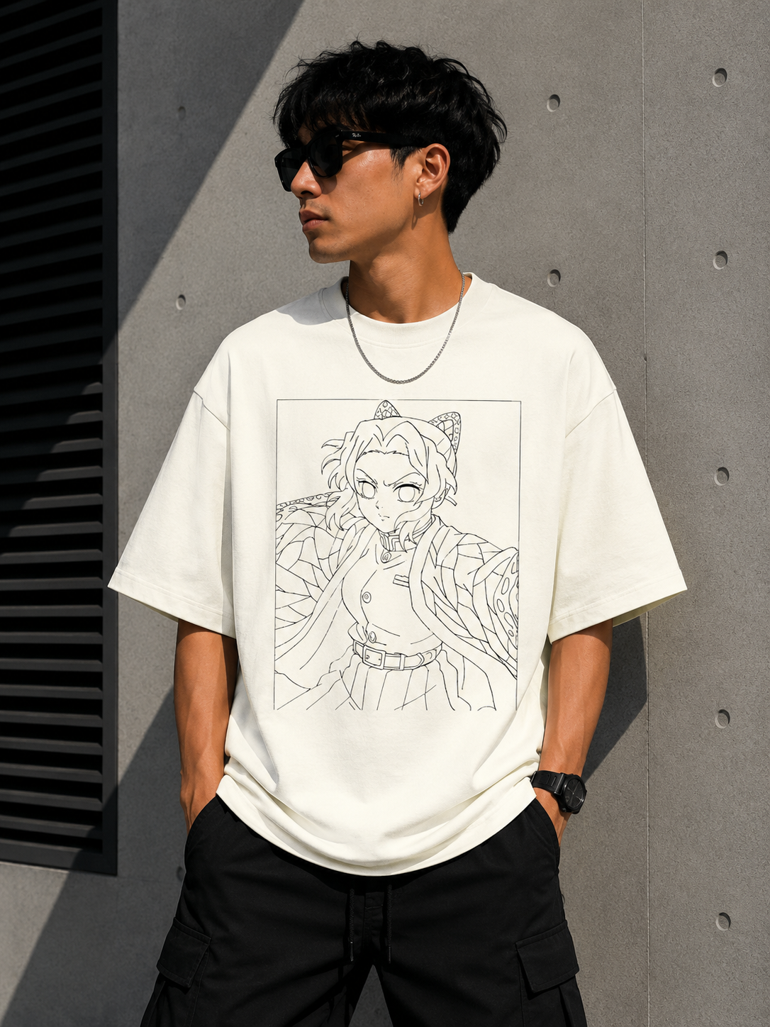 Oversized Tee X Demon Slayer