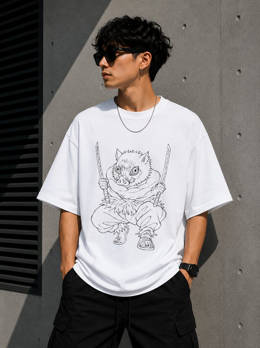 Oversized Tee X Demon Slayer