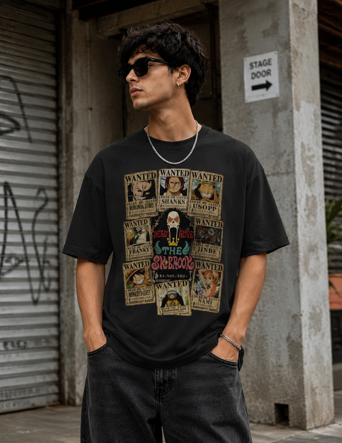 Oversized Tee X One Piece