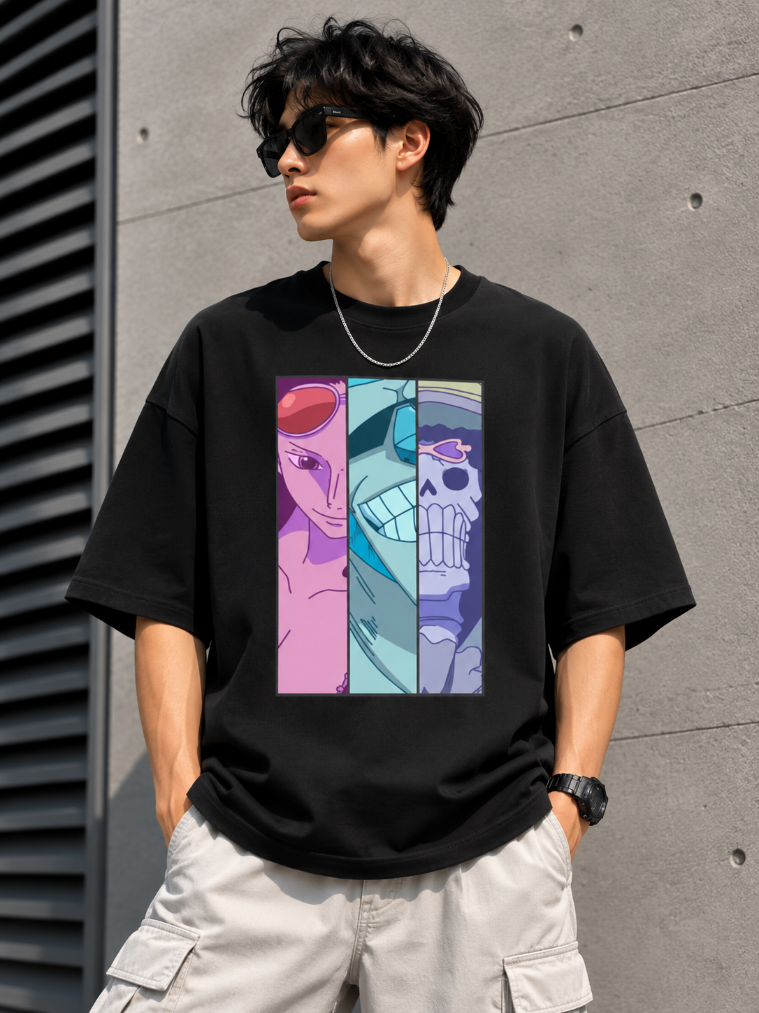 Oversized Tee X One Piece