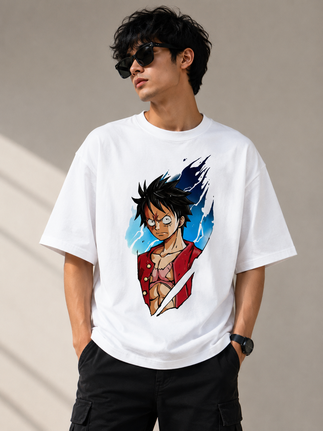 Oversized Tee X One Piece