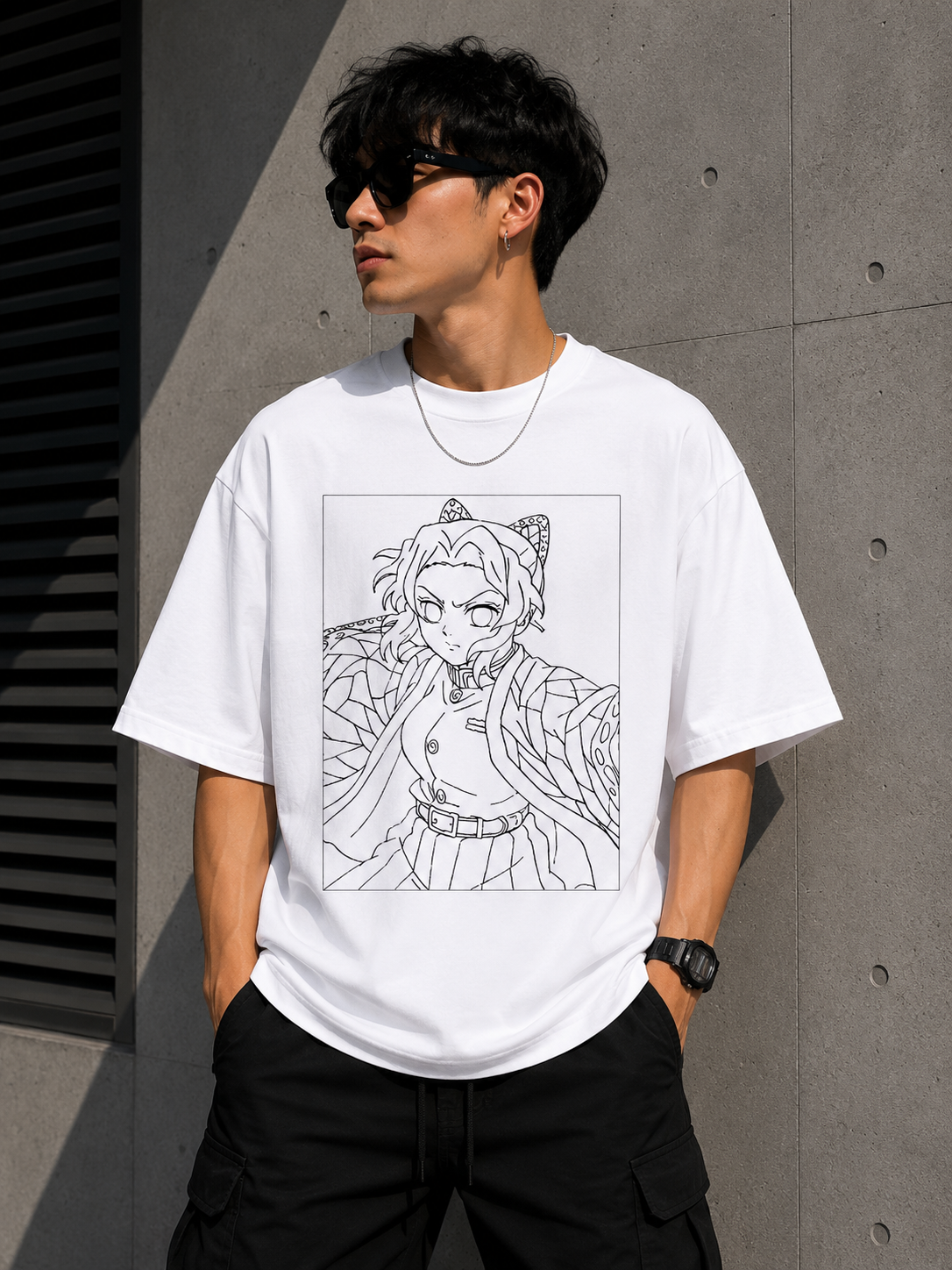 Oversized Tee X Demon Slayer