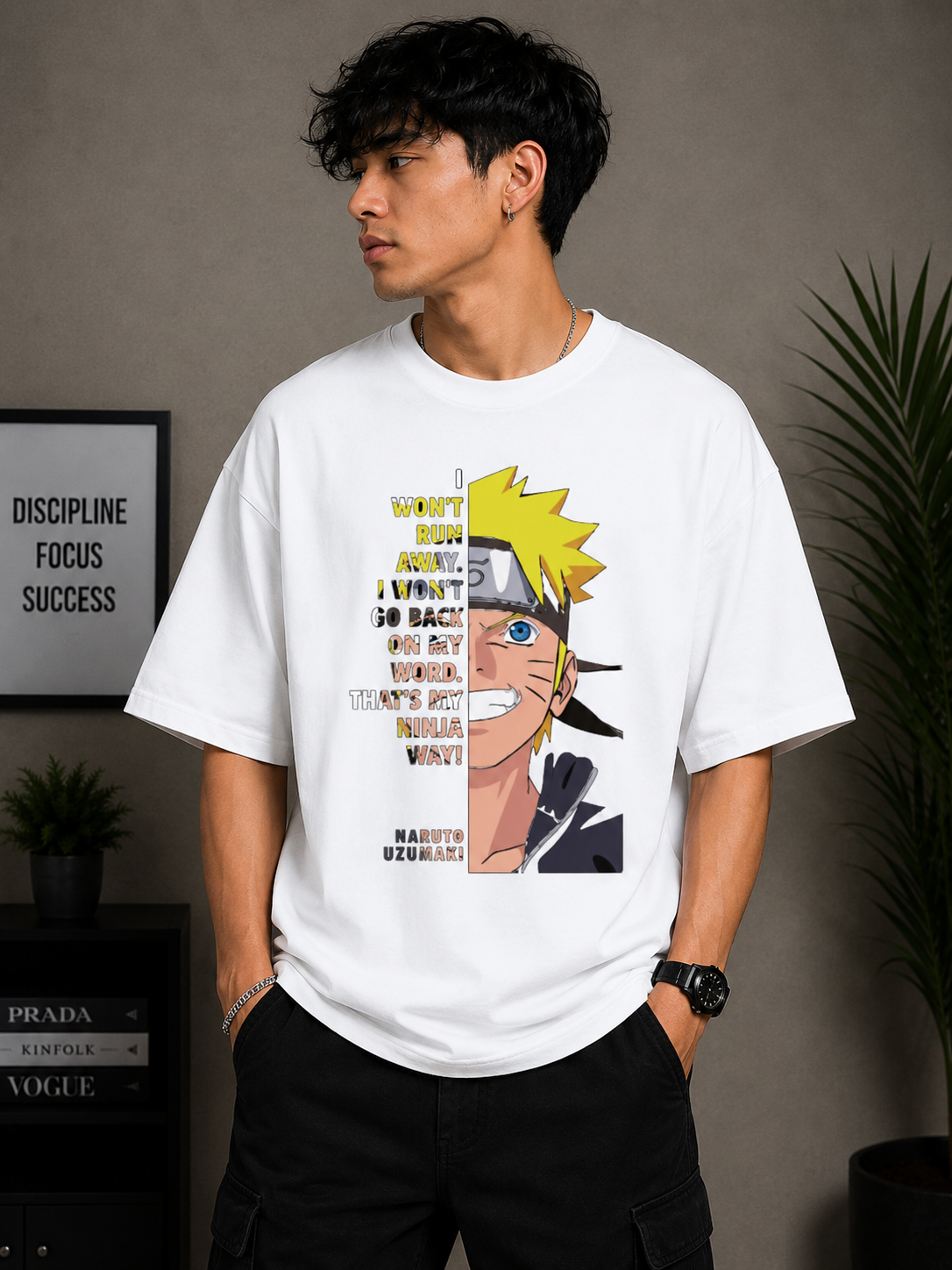 Oversized Tee X Naruto
