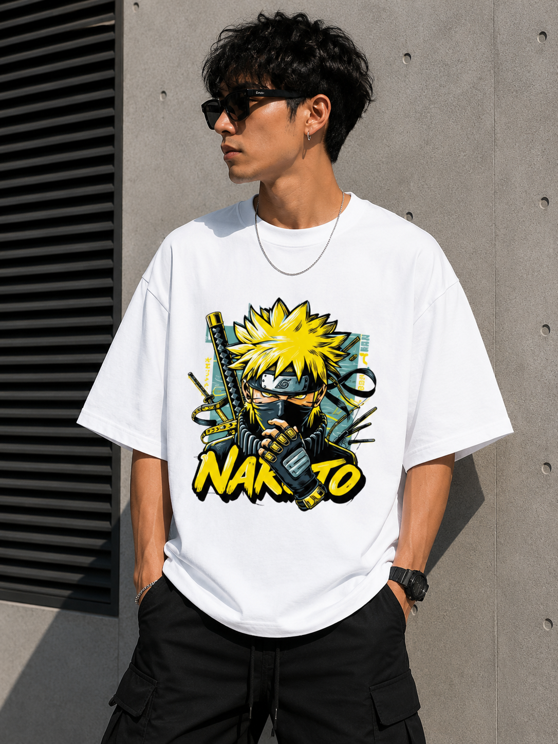 Oversized Tee X Naruto