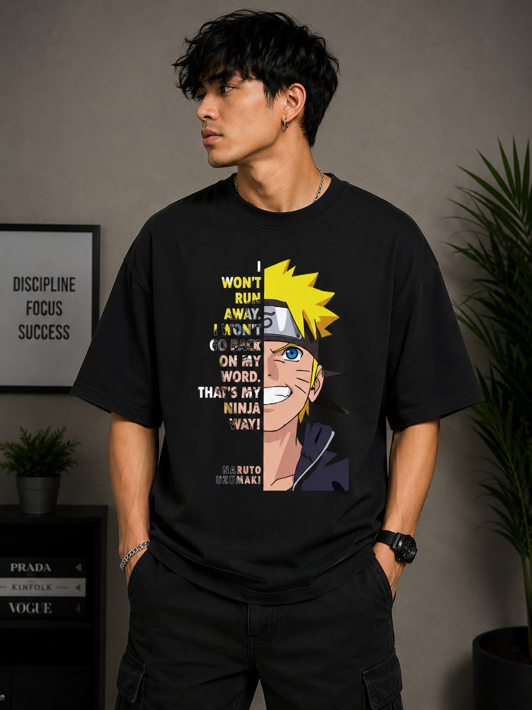 Oversized Tee X Naruto