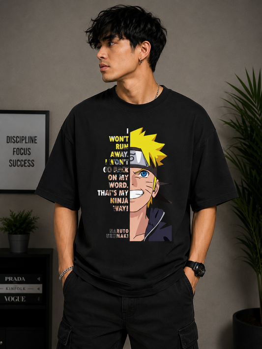 Oversized Tee X Naruto