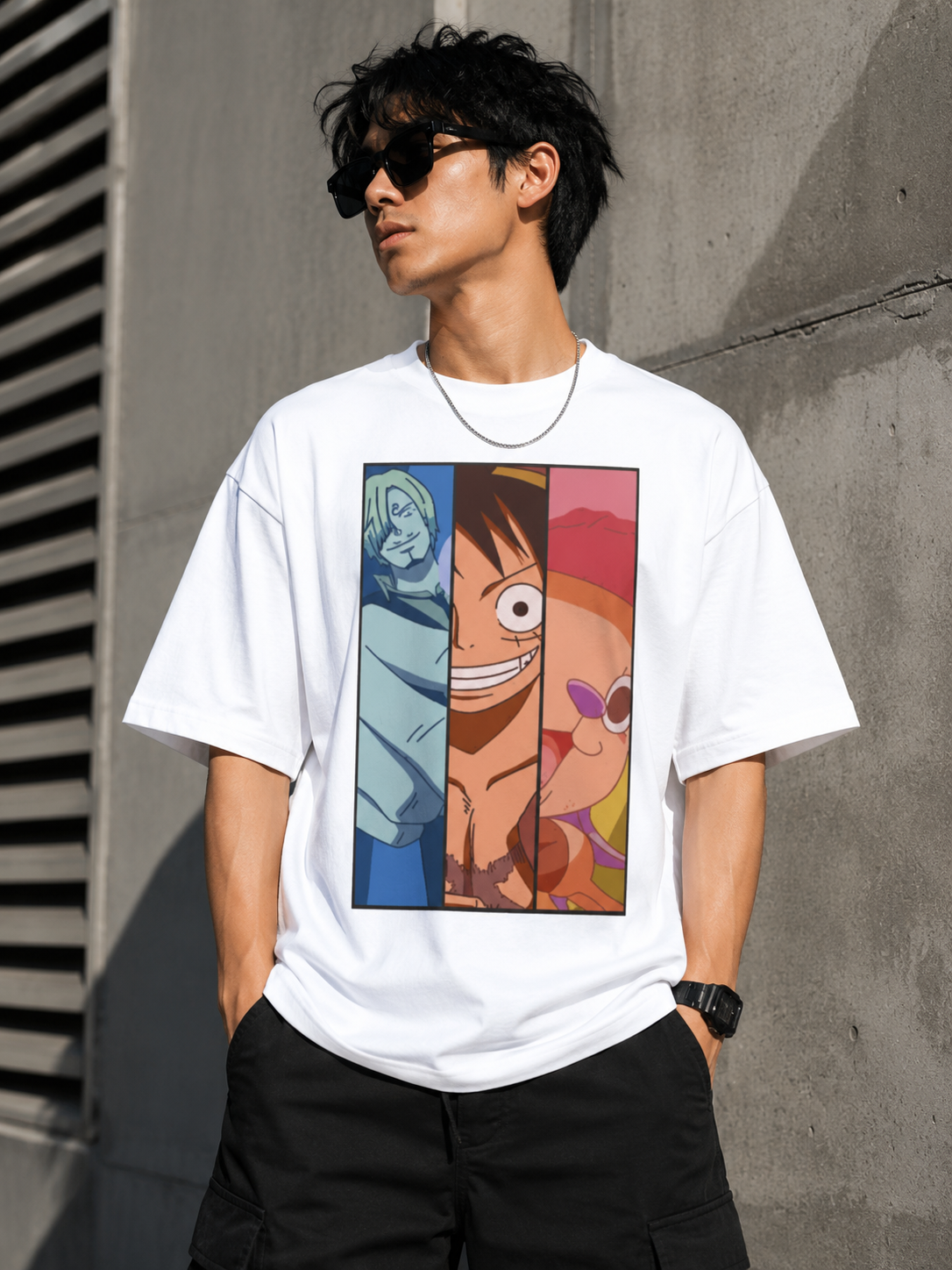 Oversized Tee X One Piece