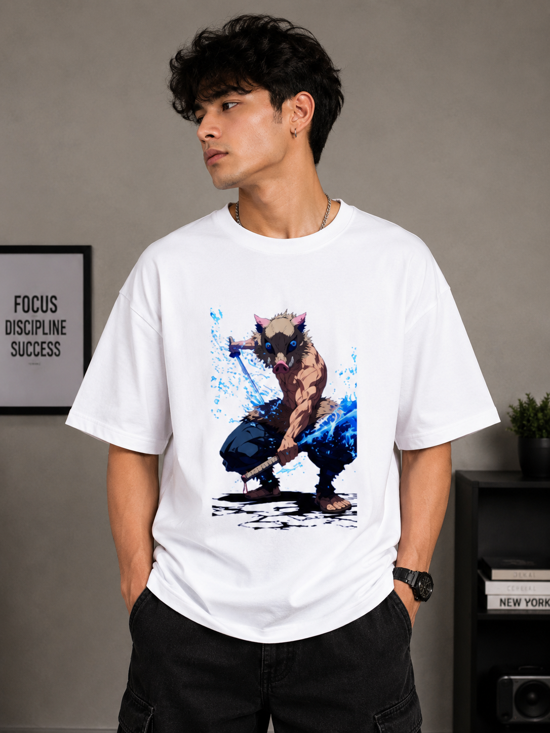 Oversized Tee X Demon Slayer