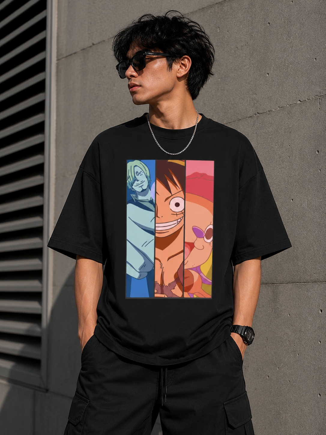 Oversized Tee X One Piece