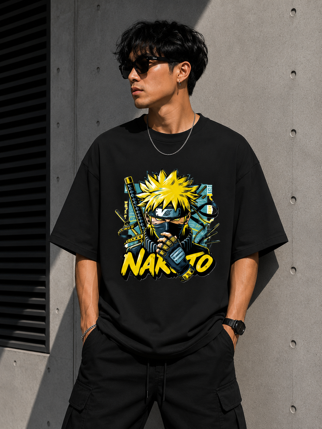 Oversized Tee X Naruto