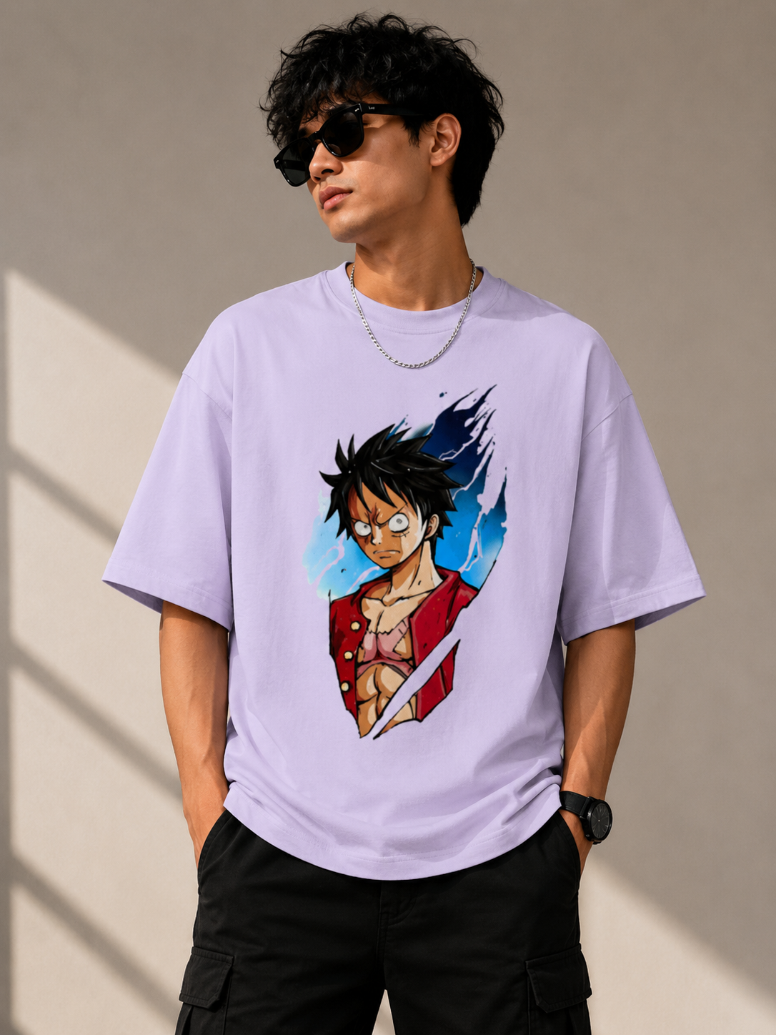 Oversized Tee X One Piece