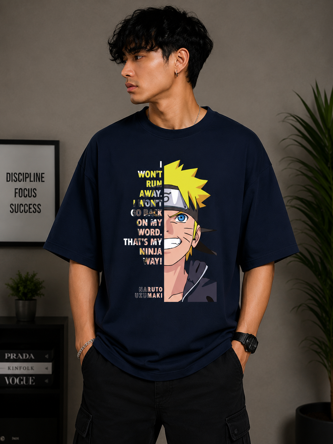 Oversized Tee X Naruto