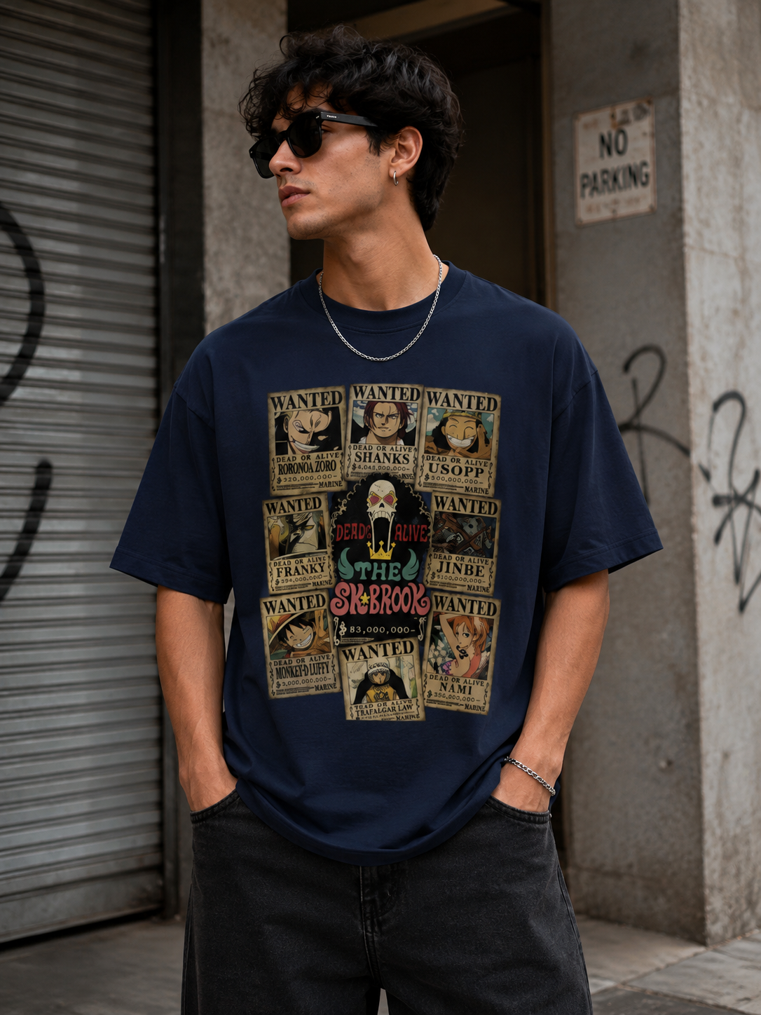 Oversized Tee X One Piece