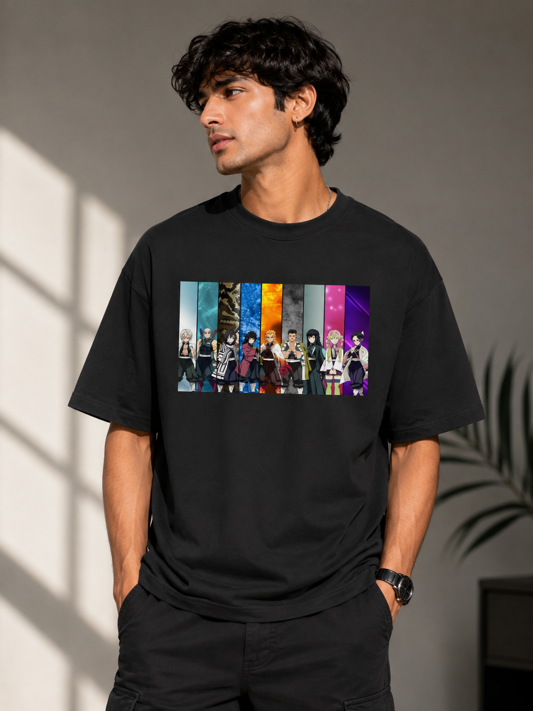 Oversized Tee X Demon Slayer