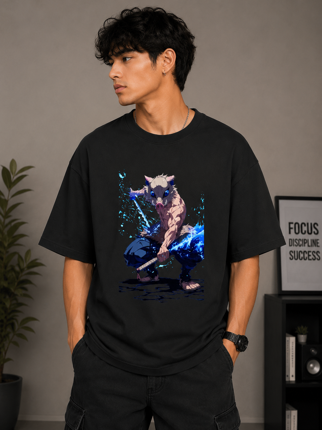Oversized Tee X Demon Slayer