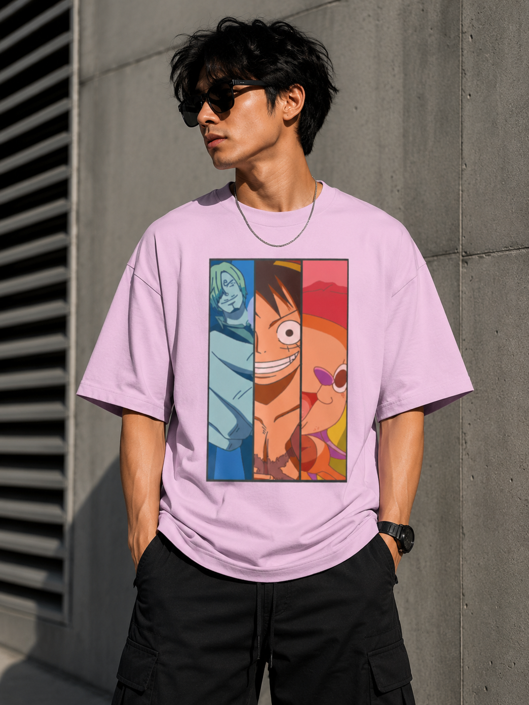 Oversized Tee X One Piece