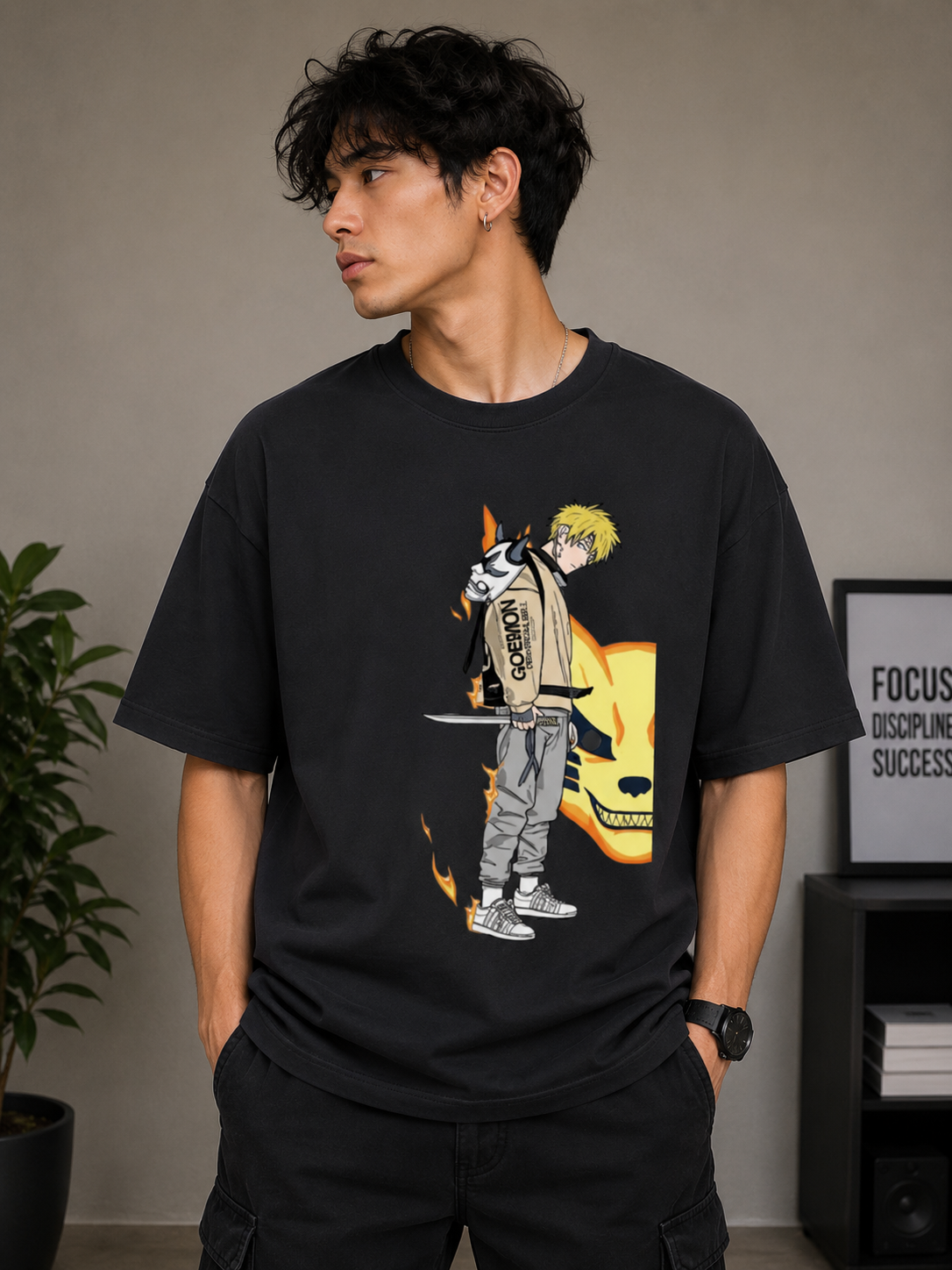Oversized Tee X Naruto