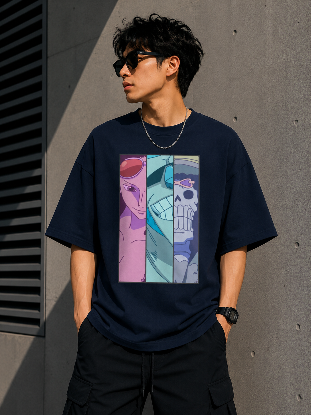 Oversized Tee X One Piece