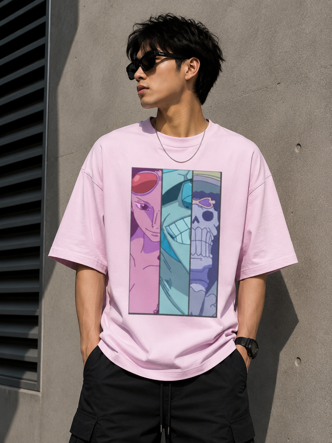 Oversized Tee X One Piece