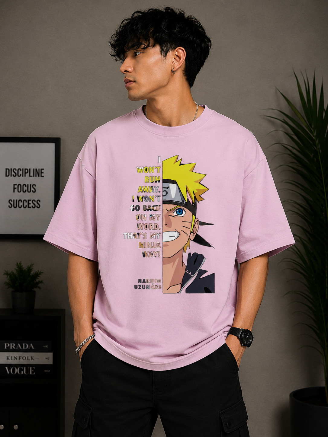 Oversized Tee X Naruto
