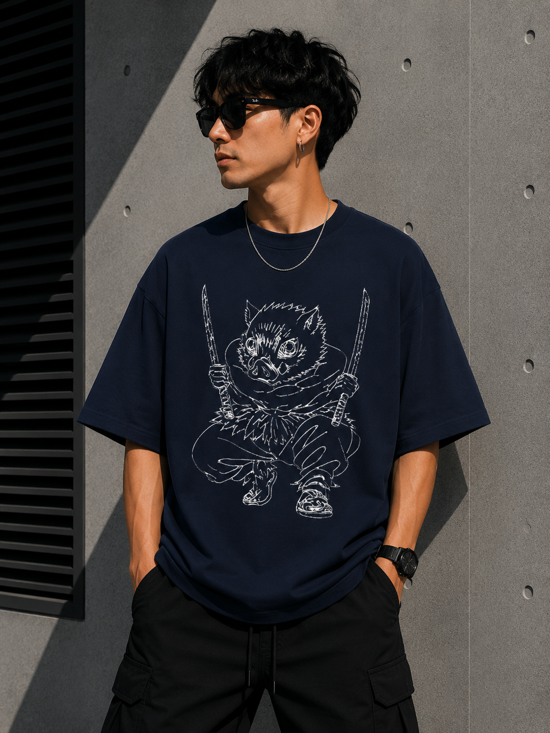 Oversized Tee X Demon Slayer