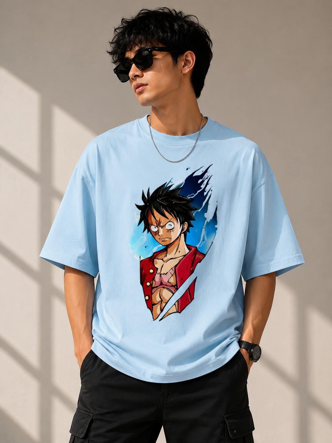 Oversized Tee X One Piece