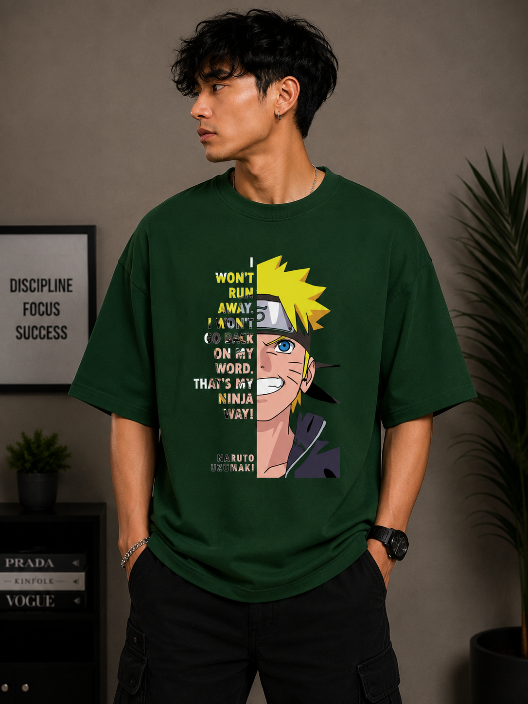 Oversized Tee X Naruto