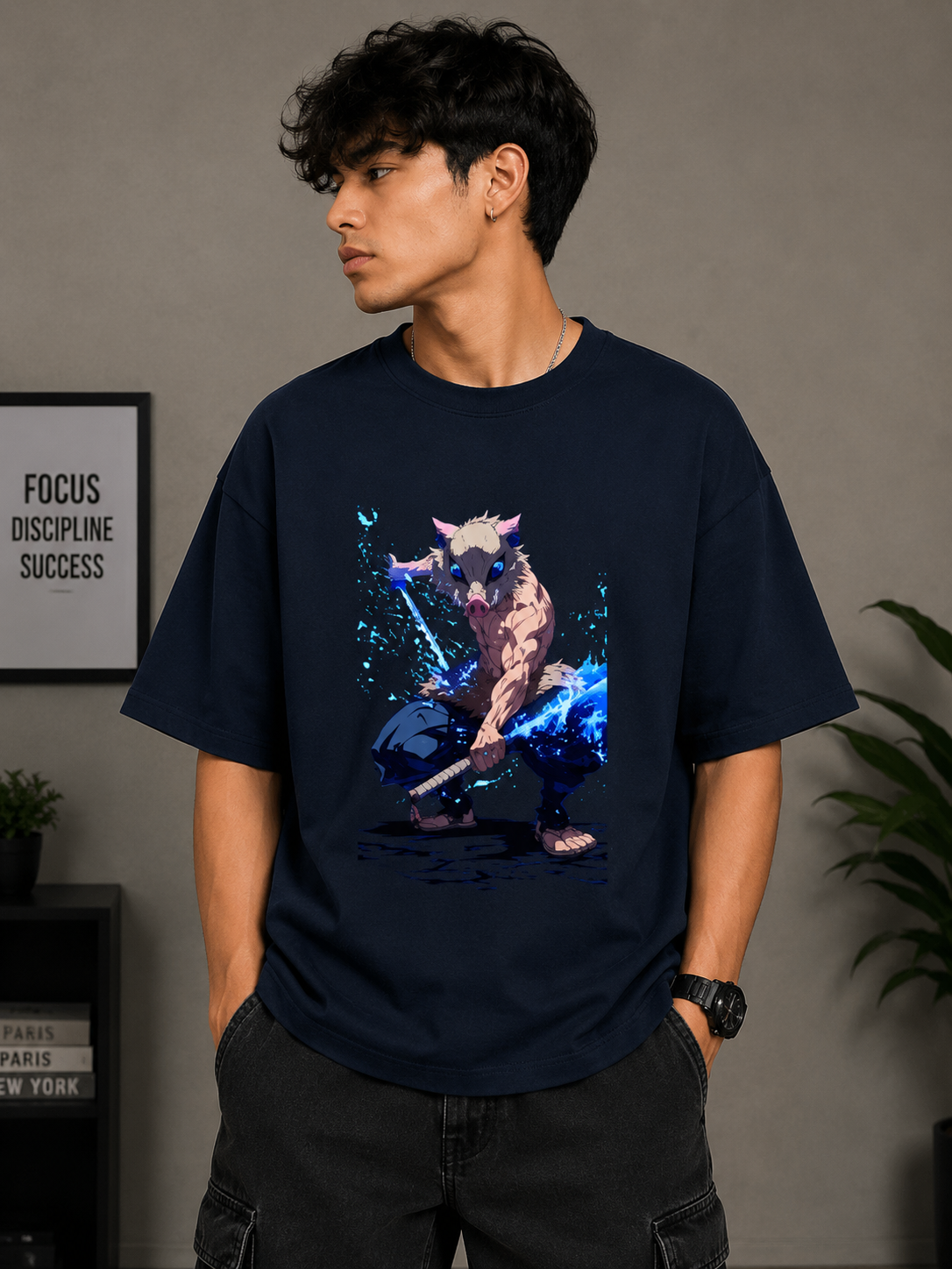 Oversized Tee X Demon Slayer