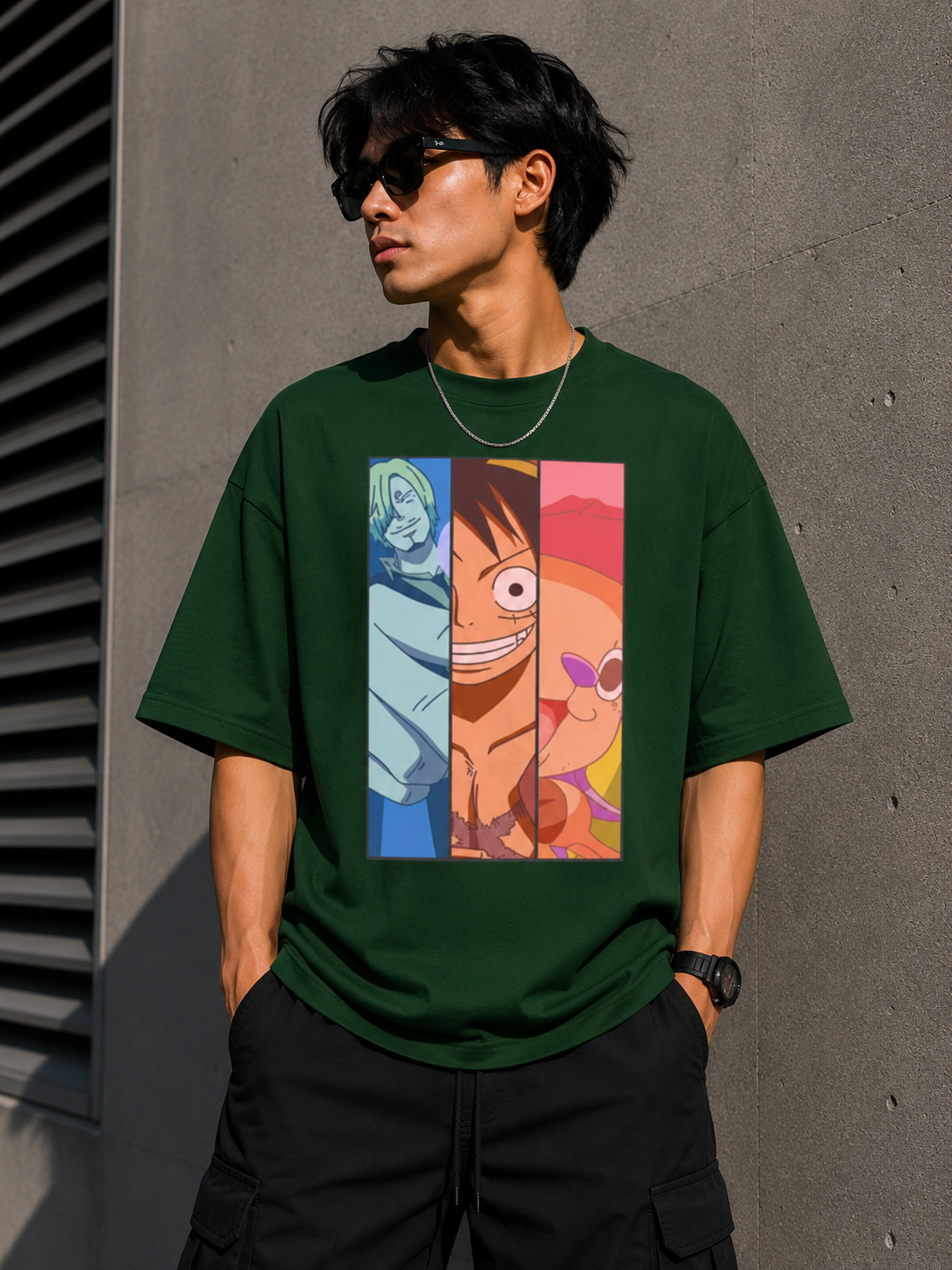 Oversized Tee X One Piece