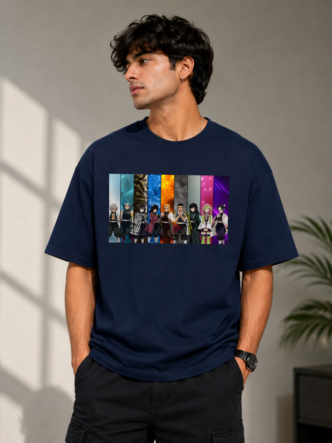 Oversized Tee X Demon Slayer