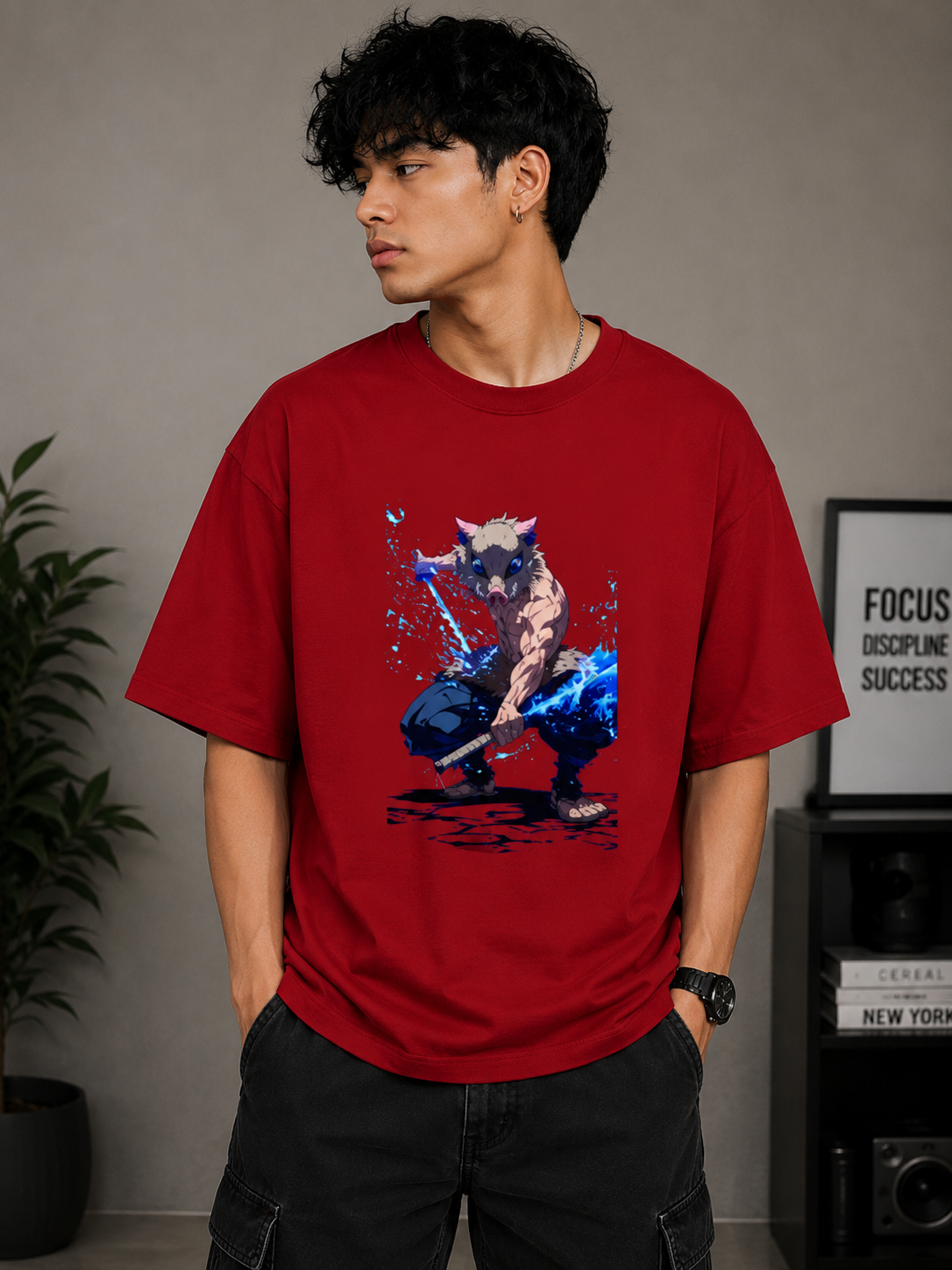 Oversized Tee X Demon Slayer