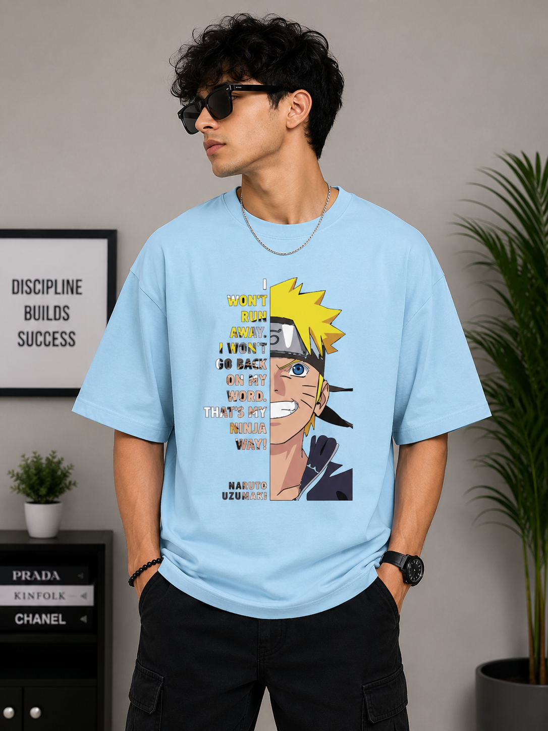 Oversized Tee X Naruto