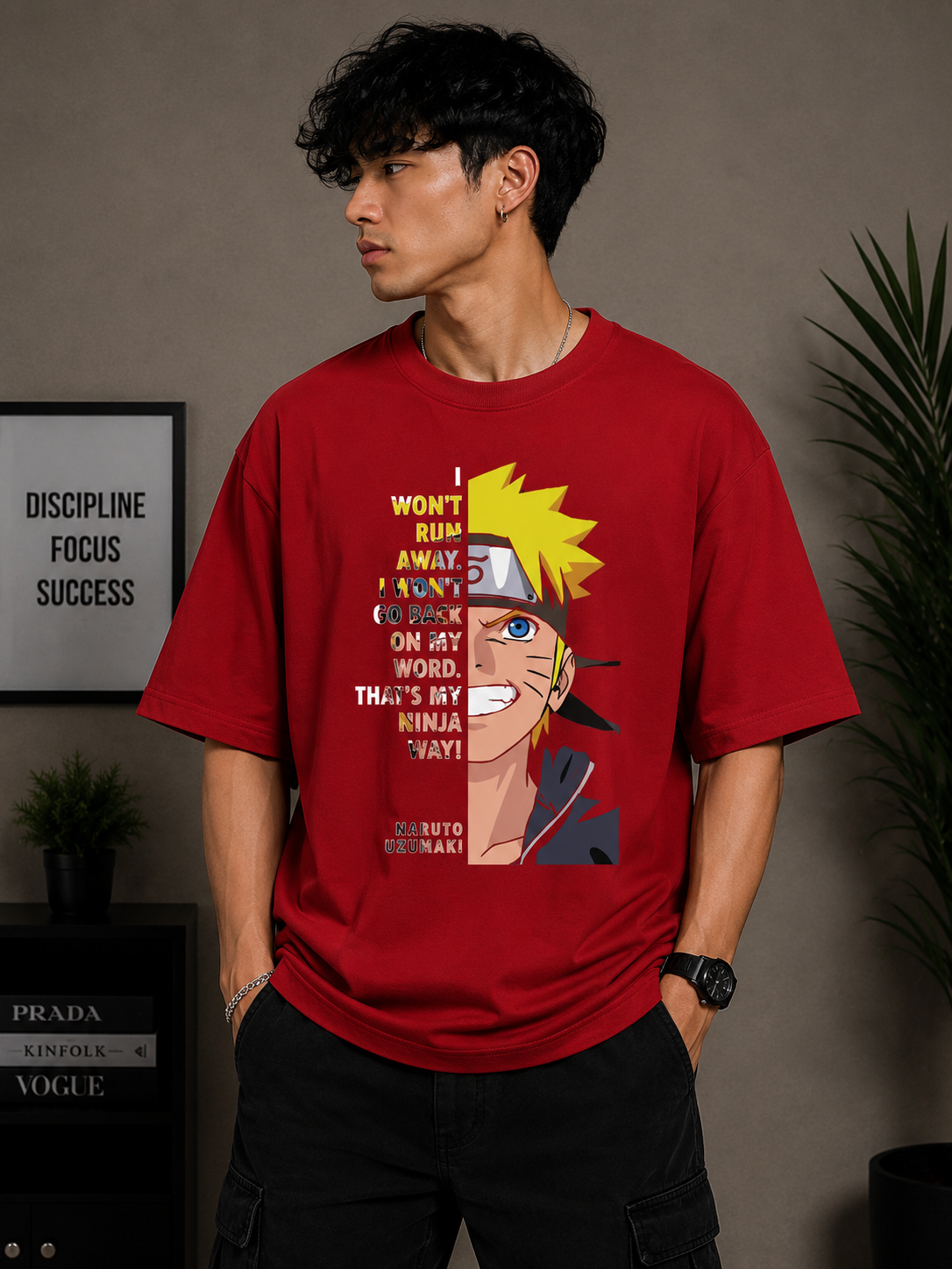 Oversized Tee X Naruto