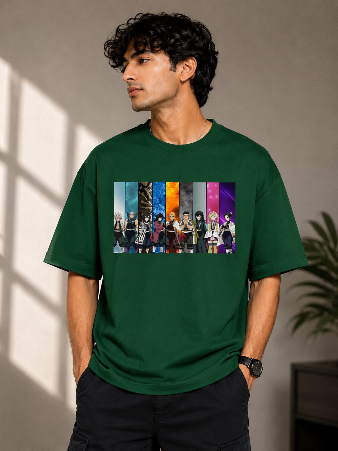 Oversized Tee X Demon Slayer