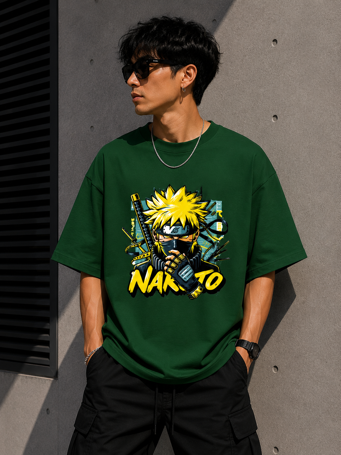 Oversized Tee X Naruto