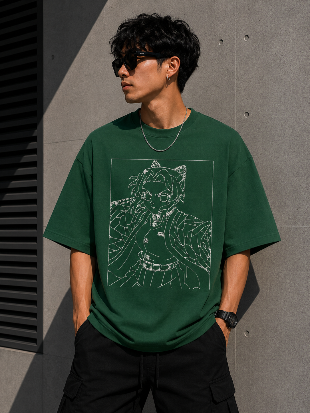 Oversized Tee X Demon Slayer