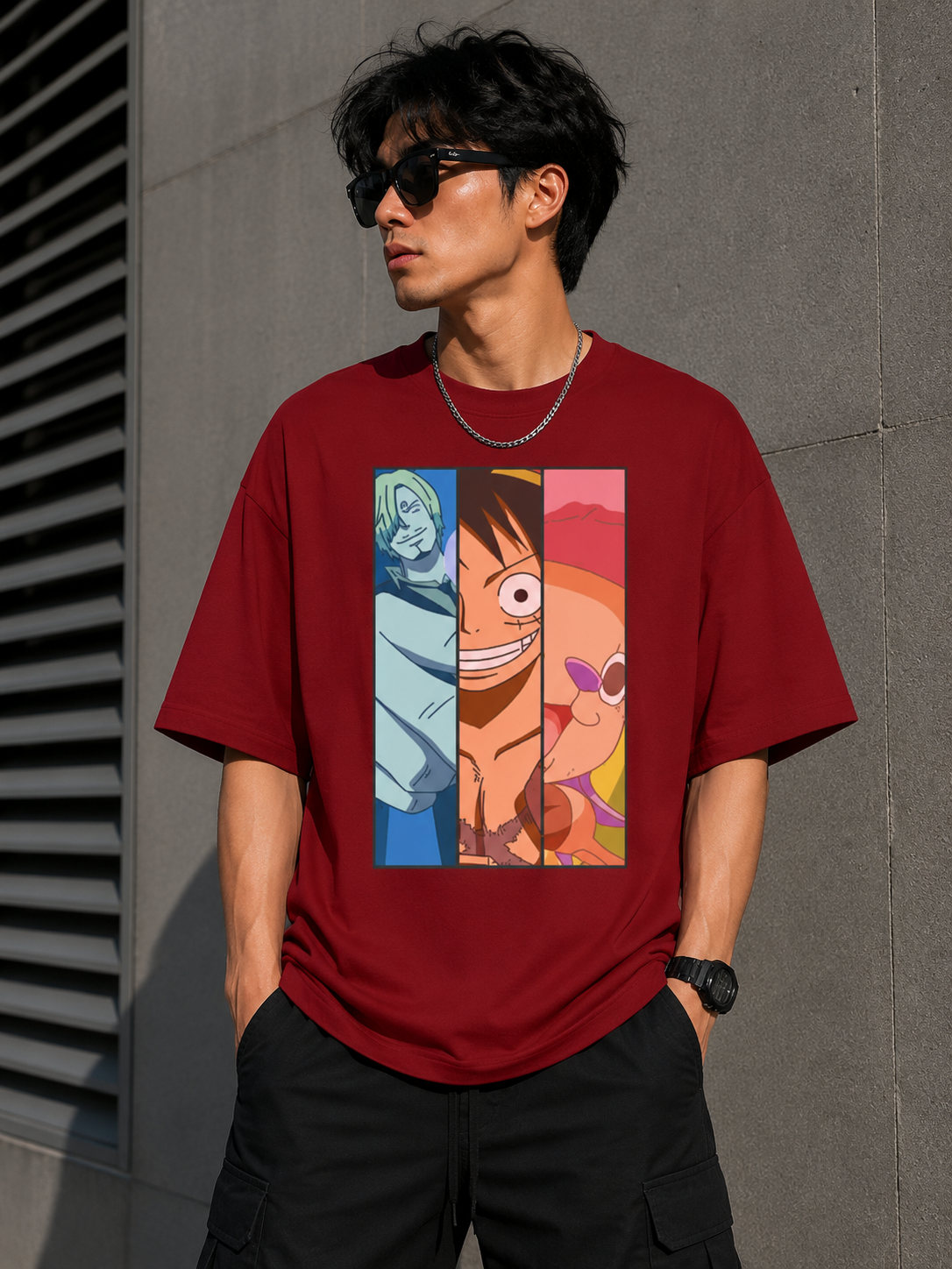 Oversized Tee X One Piece