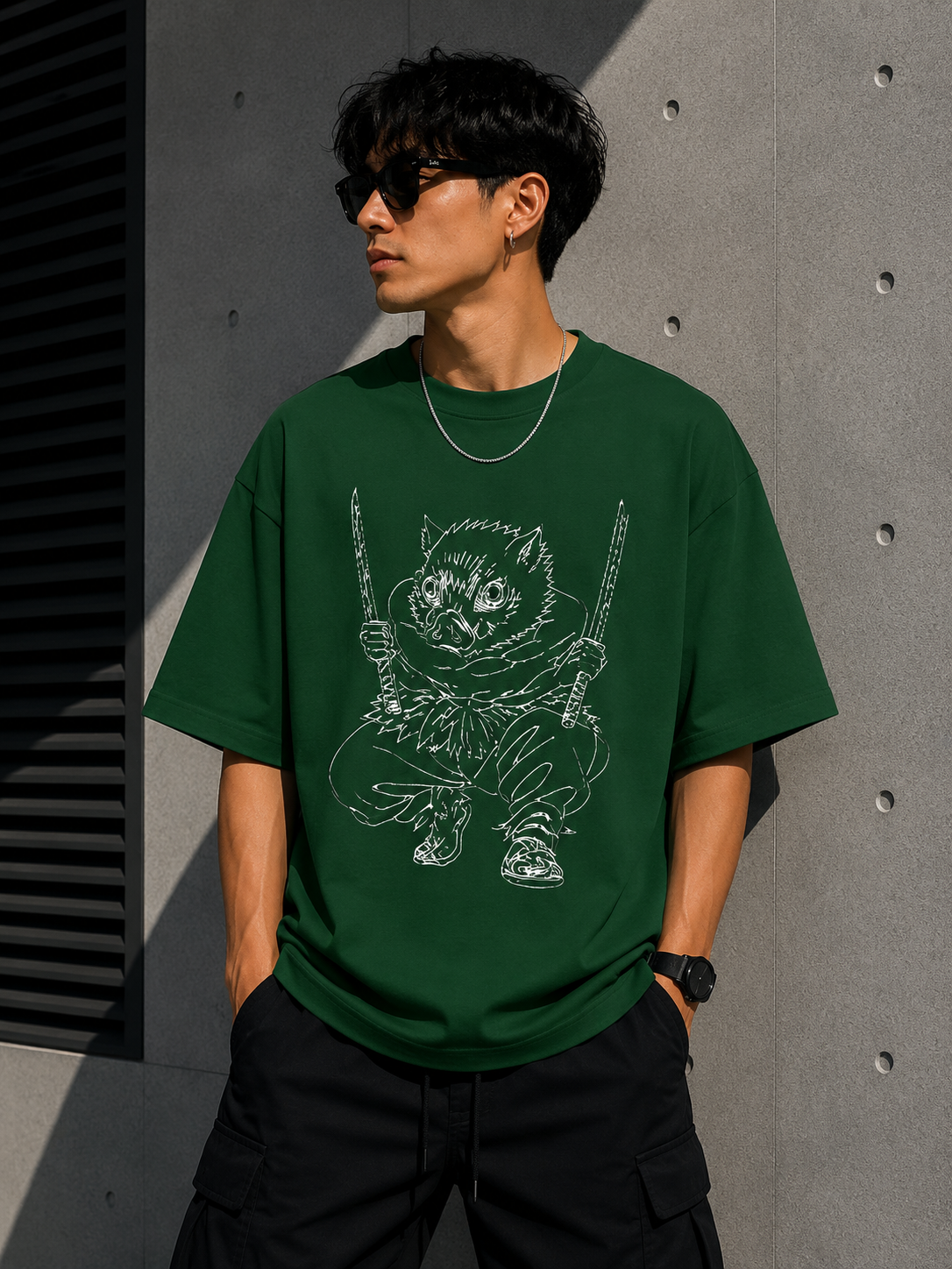 Oversized Tee X Demon Slayer