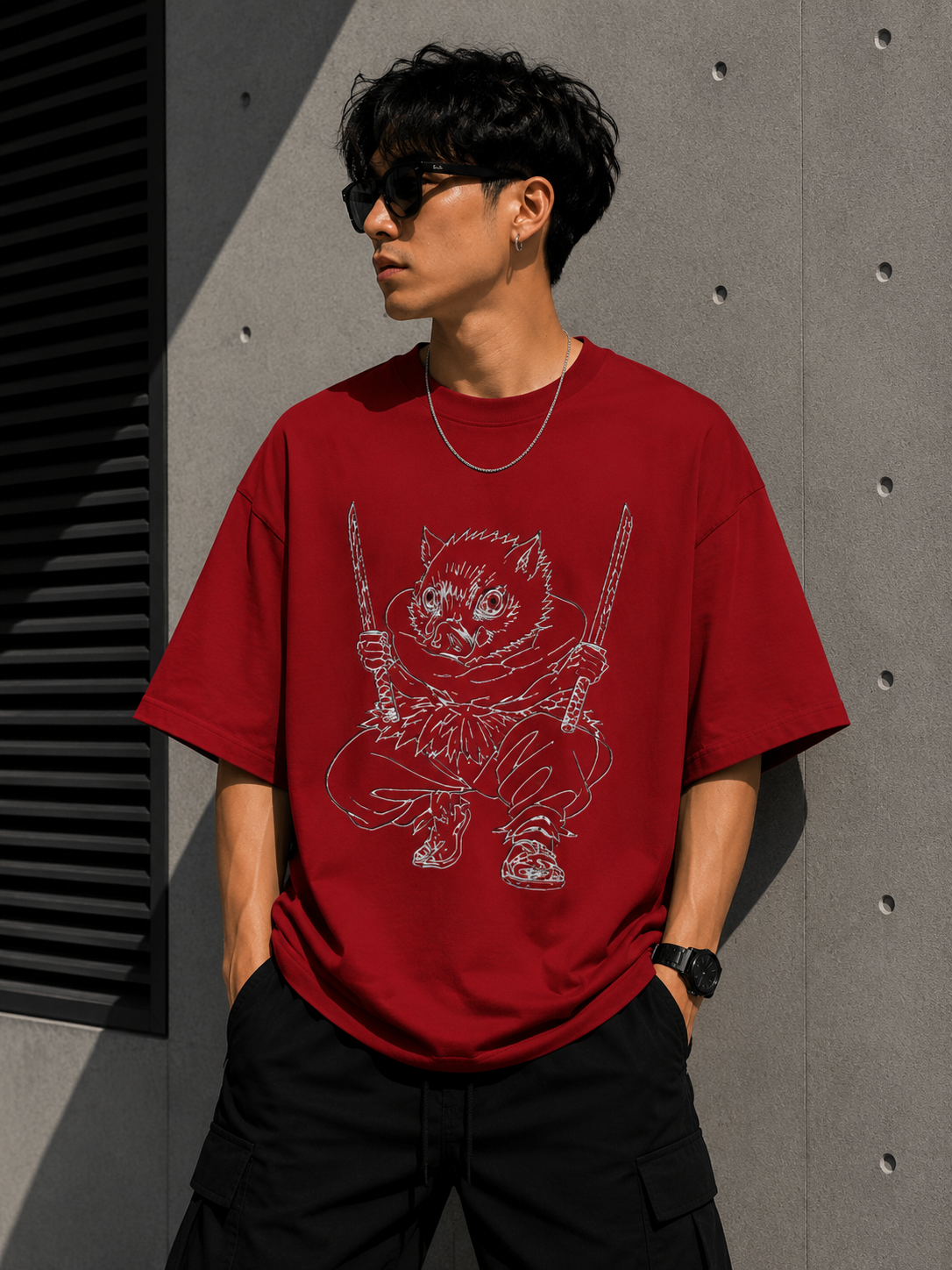 Oversized Tee X Demon Slayer