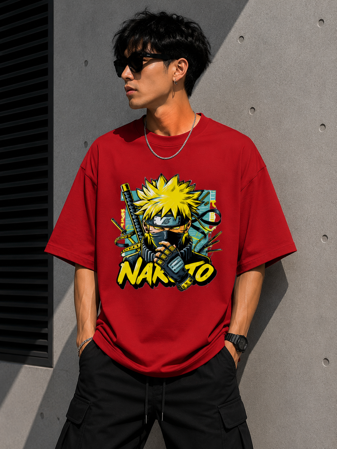 Oversized Tee X Naruto