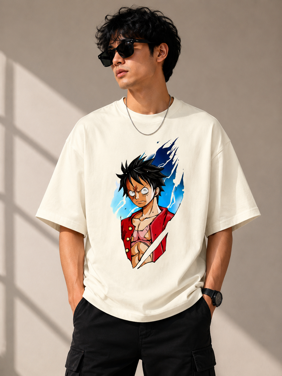 Oversized Tee X One Piece