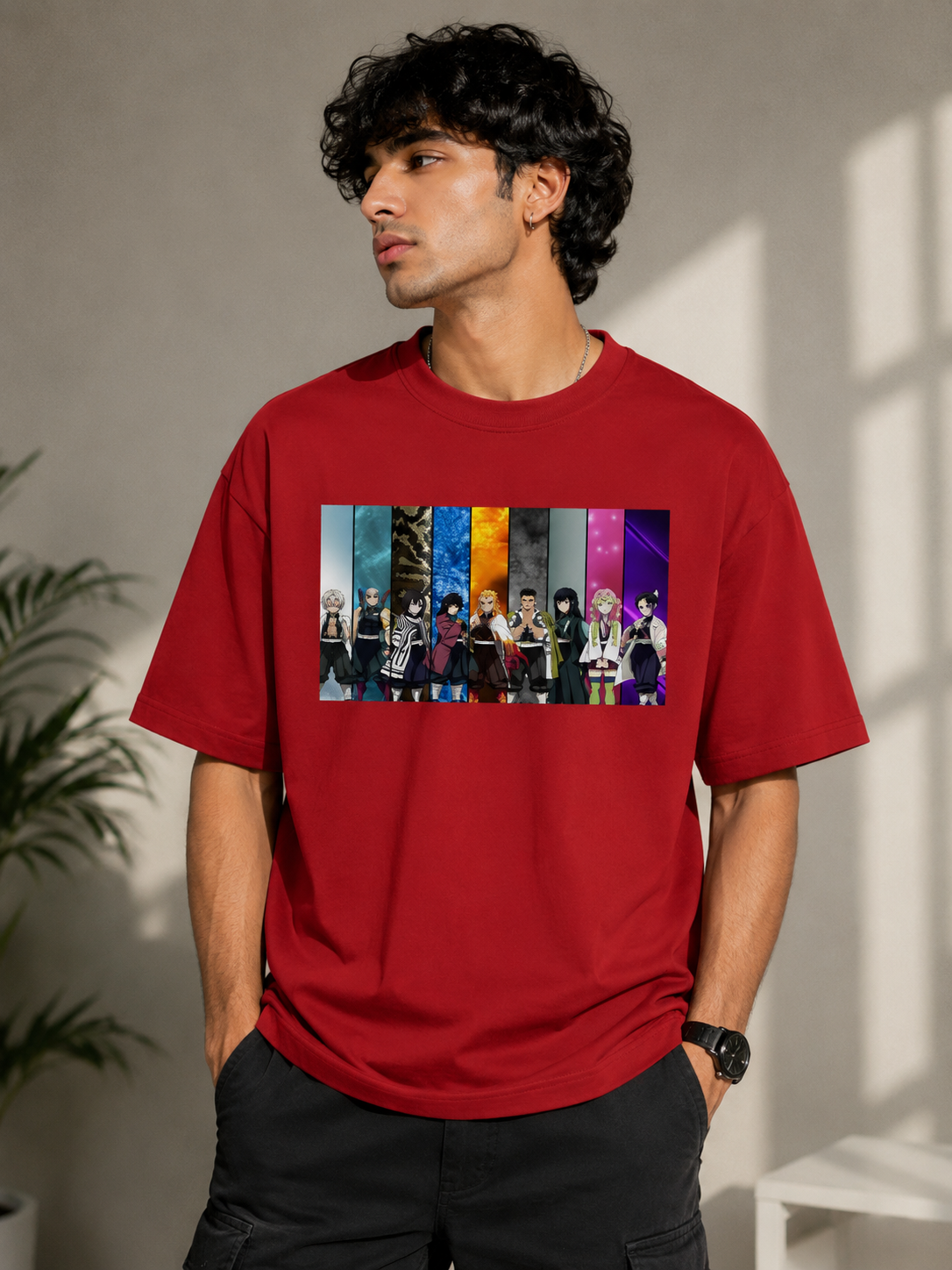 Oversized Tee X Demon Slayer