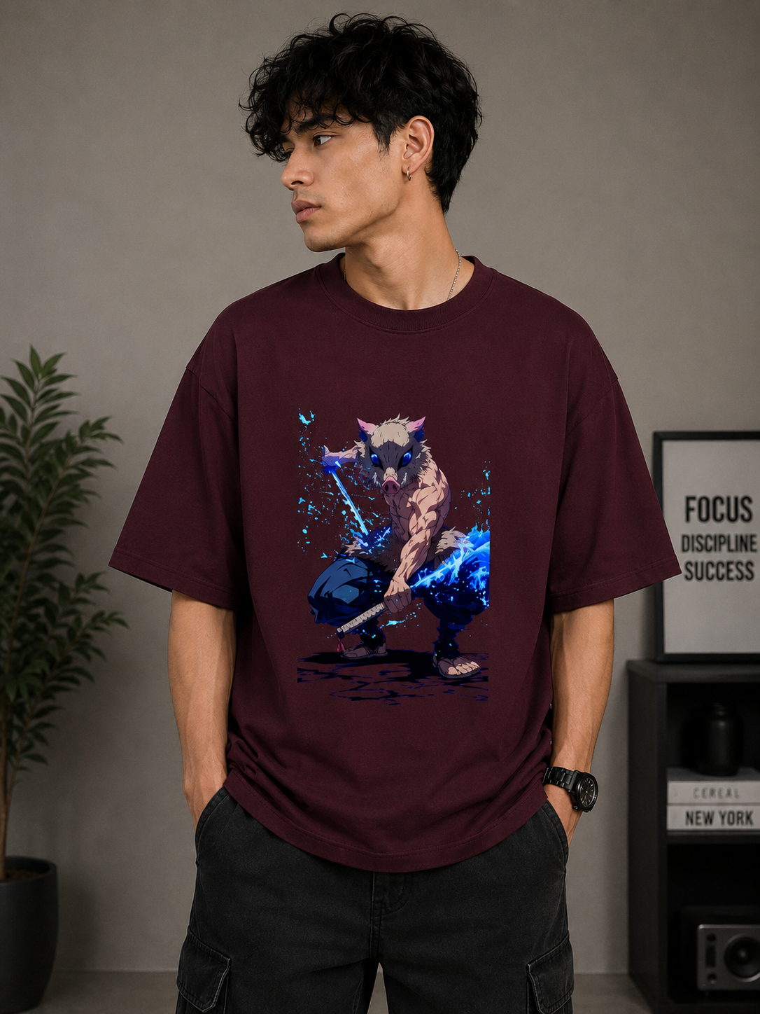 Oversized Tee X Demon Slayer