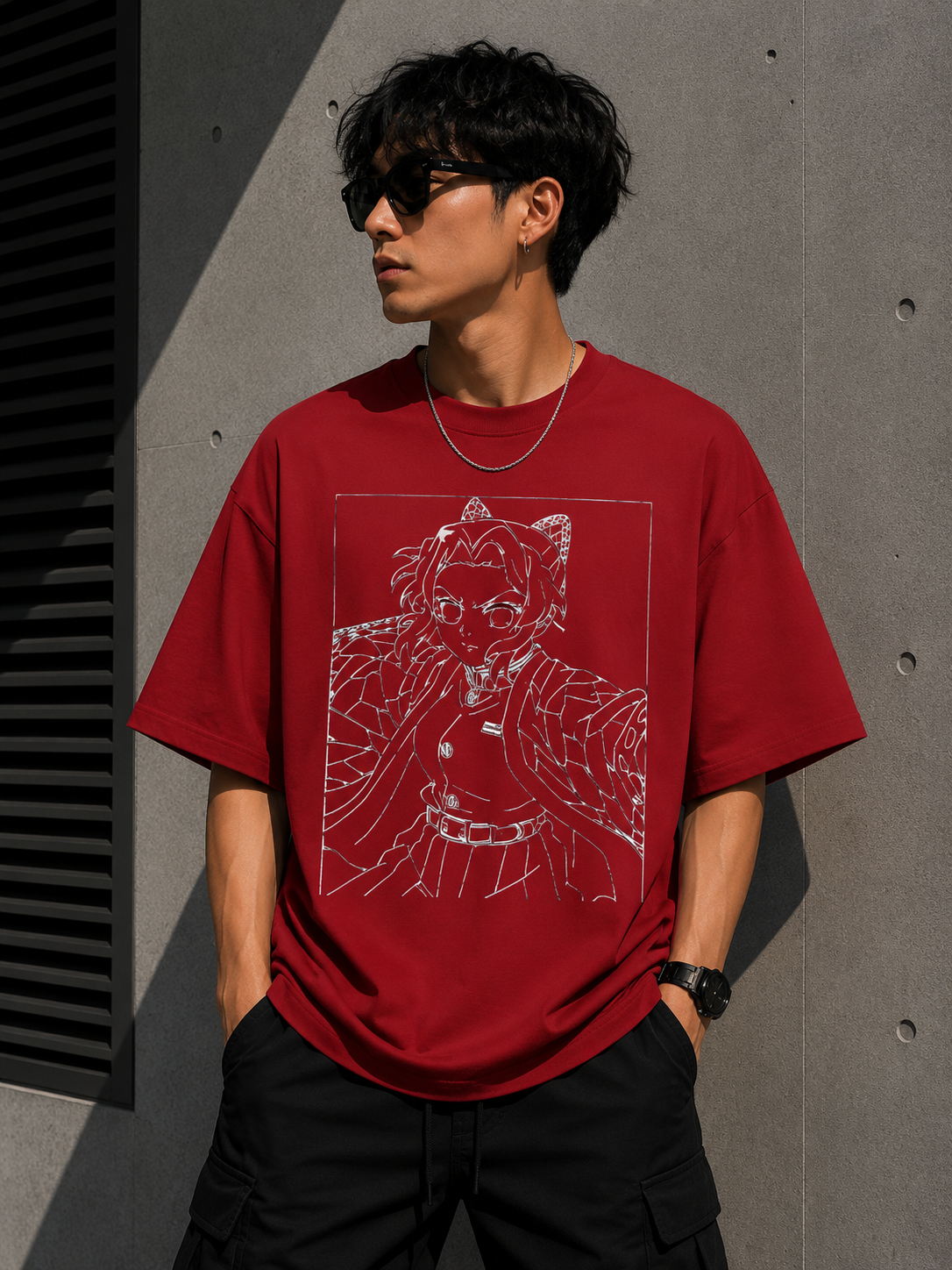 Oversized Tee X Demon Slayer