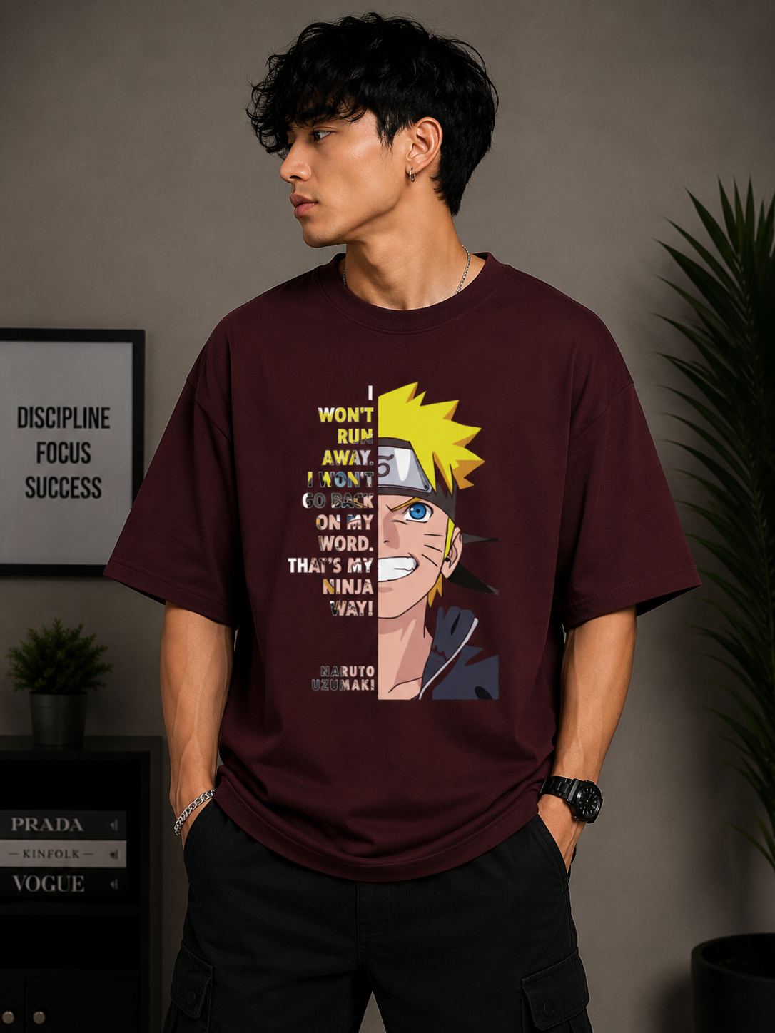 Oversized Tee X Naruto